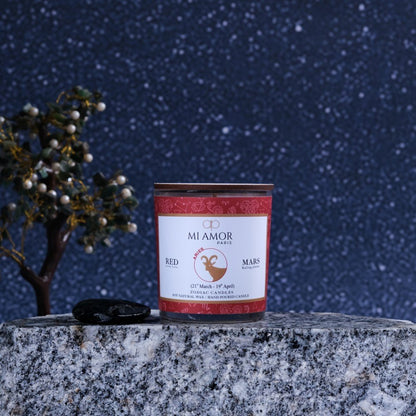 Aries Zodiac Candle -One Wick