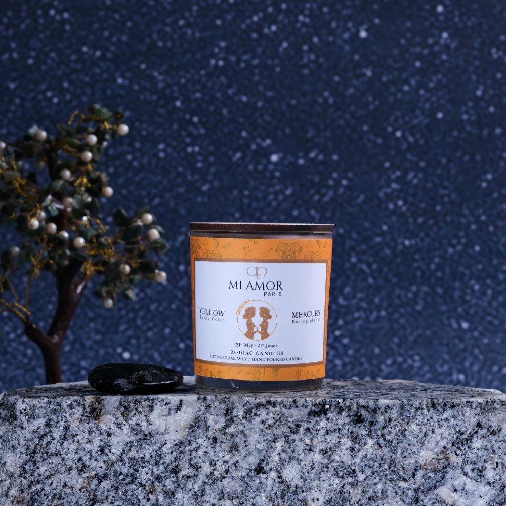 Gemini Zodiac Candle -One Wick