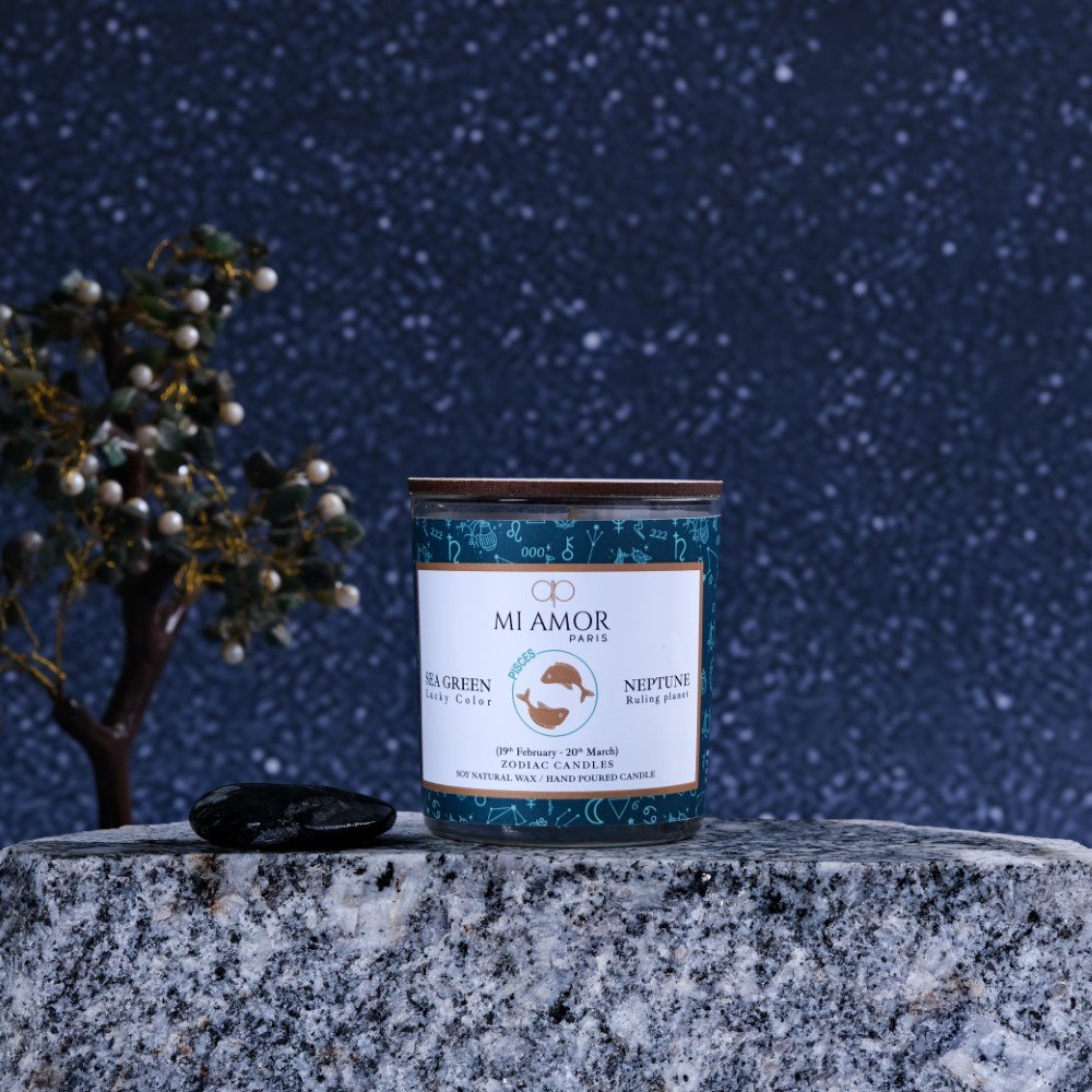 Pisces Zodiac Candle -One Wick