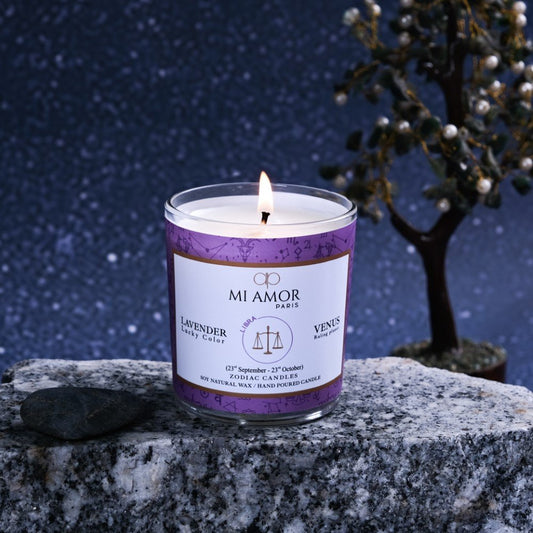 Libra Zodiac Candle -One Wick