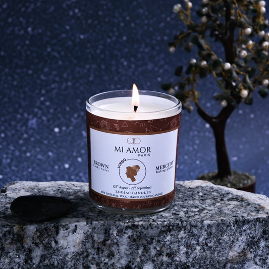 Virgo Zodiac Candle -One Wick