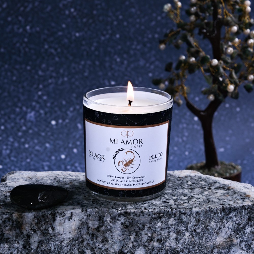 Scorpio Zodiac Candle -One Wick