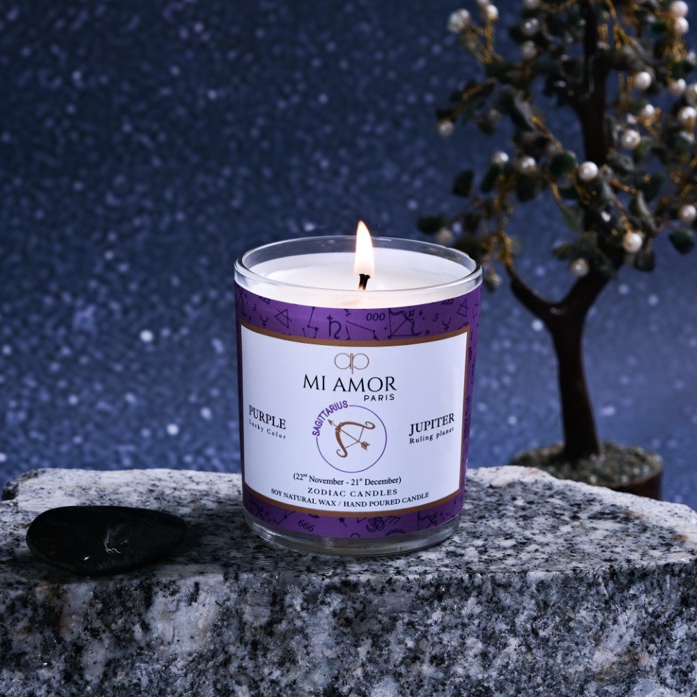 Sagittarius Zodiac Candle -One Wick