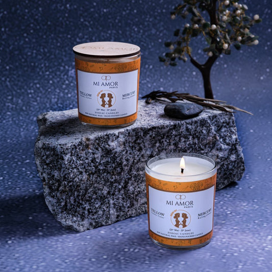 Gemini Zodiac Candle -One Wick