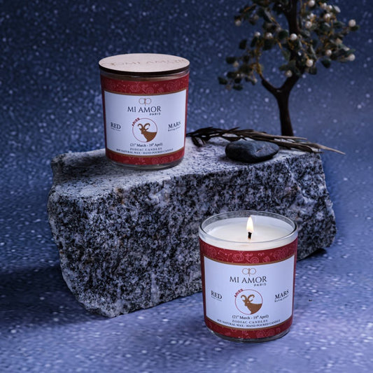 Aries Zodiac Candle -One Wick