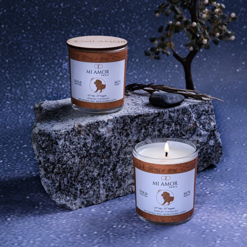Leo Zodiac Candle -One Wick