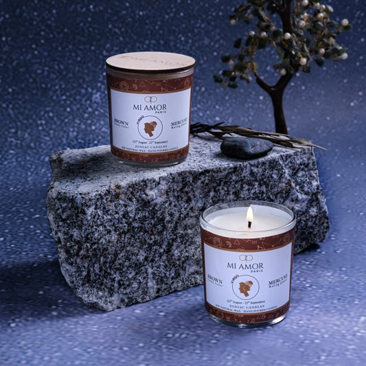 Virgo Zodiac Candle -One Wick