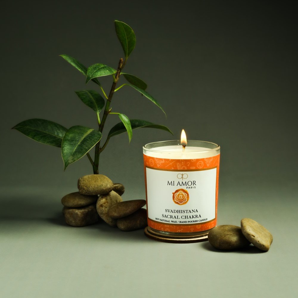 Svadhistana Sacral Chakra Candle - One Wick