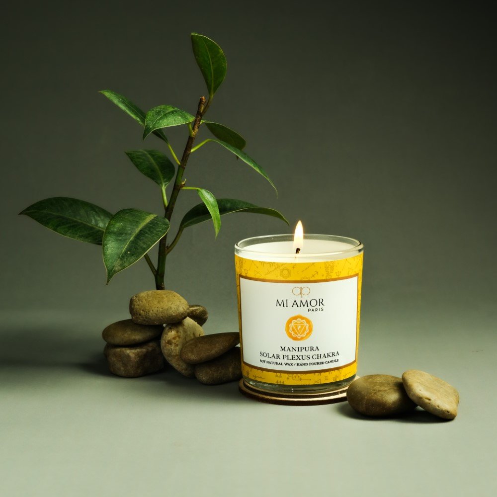 Manipura Solar Plexus Chakra Candle - One Wick