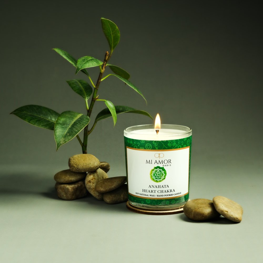 Anahata Heart Chakra Candle - One Wick
