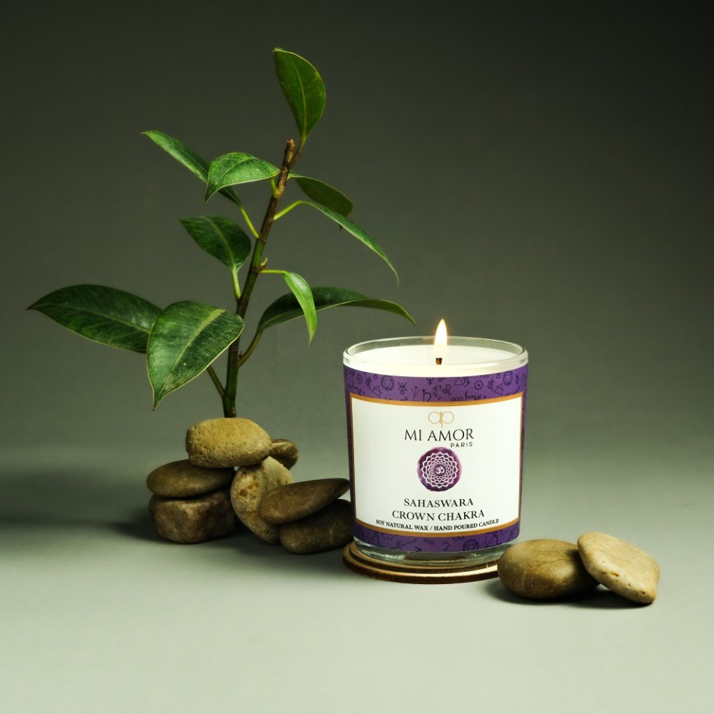 Sahaswara Crown Chakra Candle - One Wick