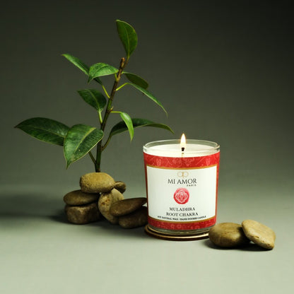 Muladhara Root Chakra Candle -One Wick