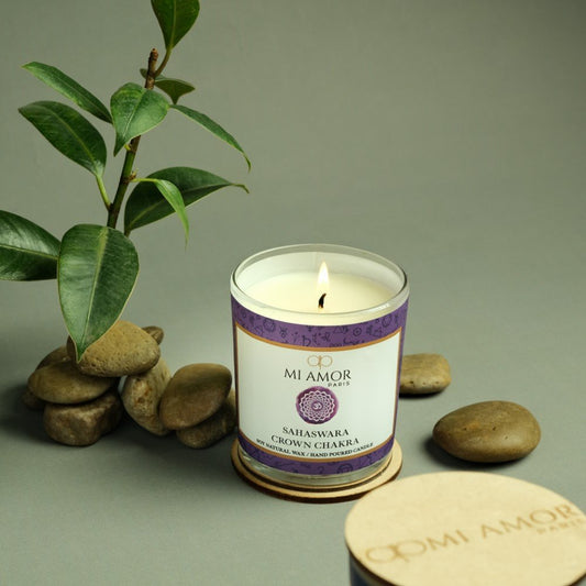 Sahaswara Crown Chakra Candle - One Wick