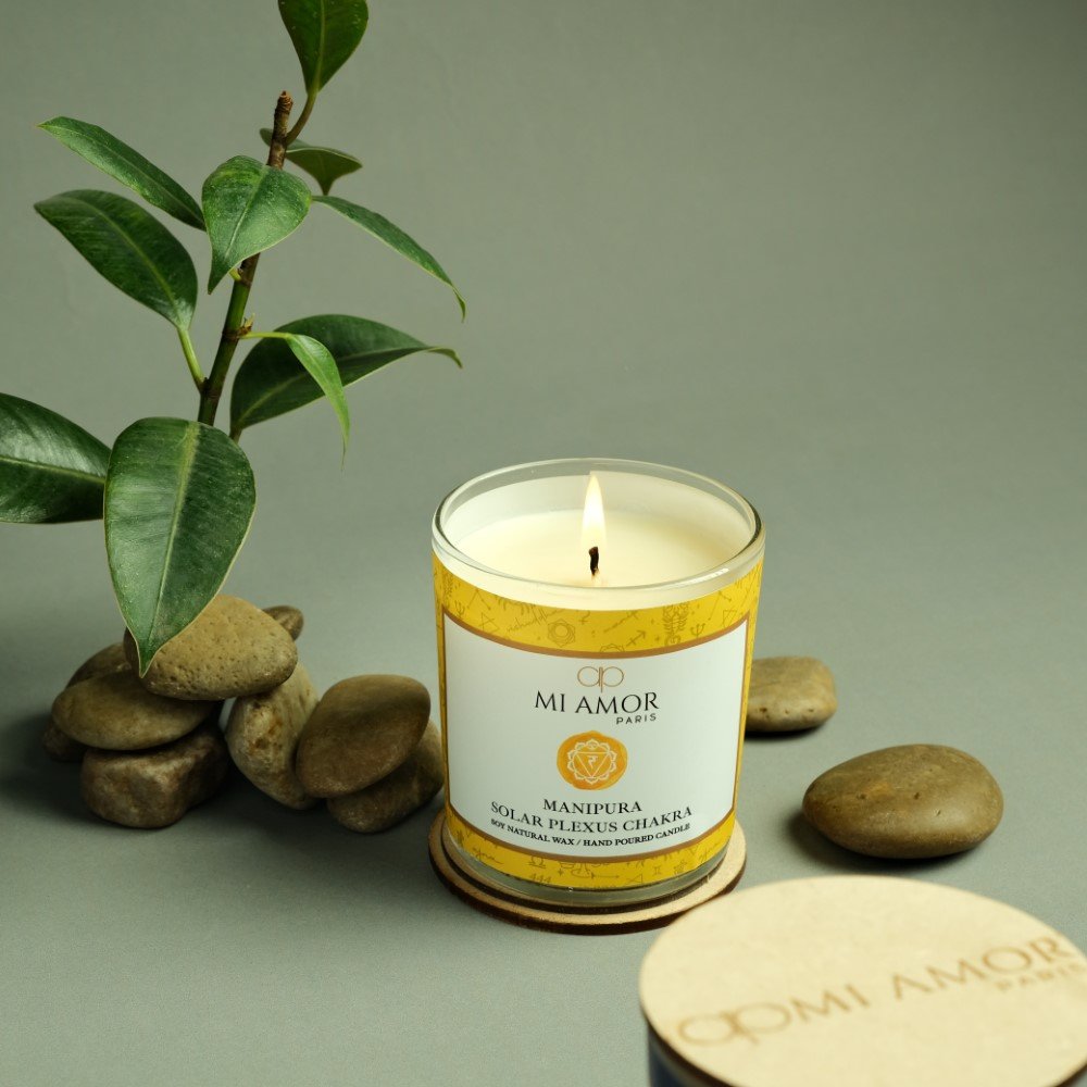 Manipura Solar Plexus Chakra Candle - One Wick