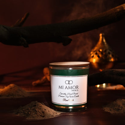 Rose Oudh Candle -One Wick