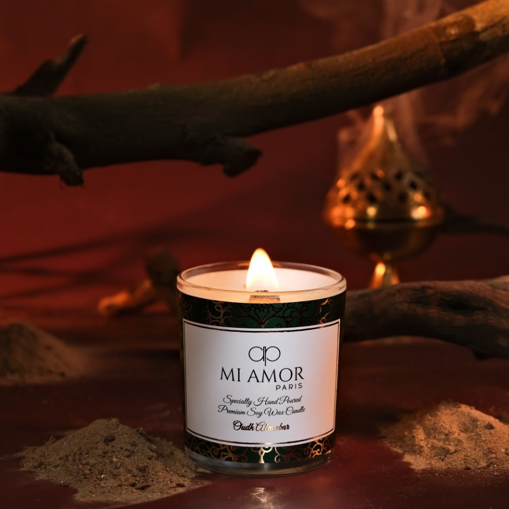 Oudh Aleanbar Candle -One Wick