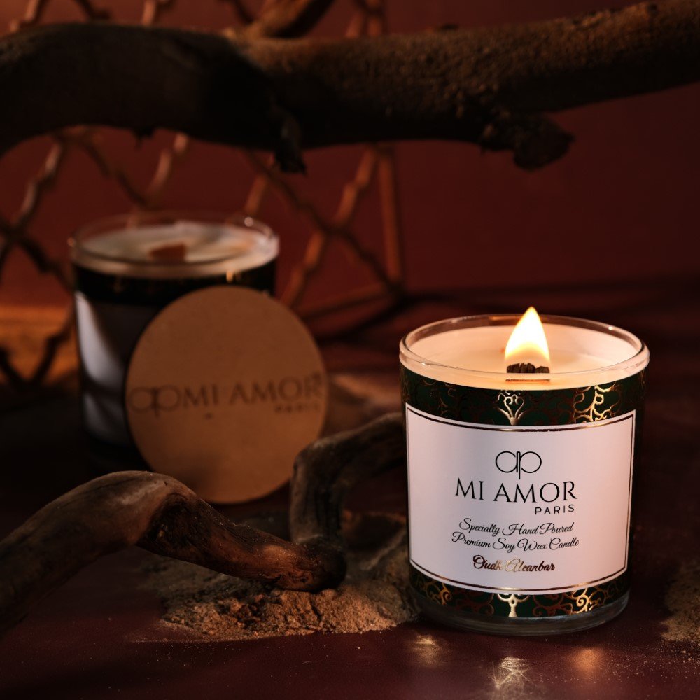 Oudh Aleanbar Candle -One Wick