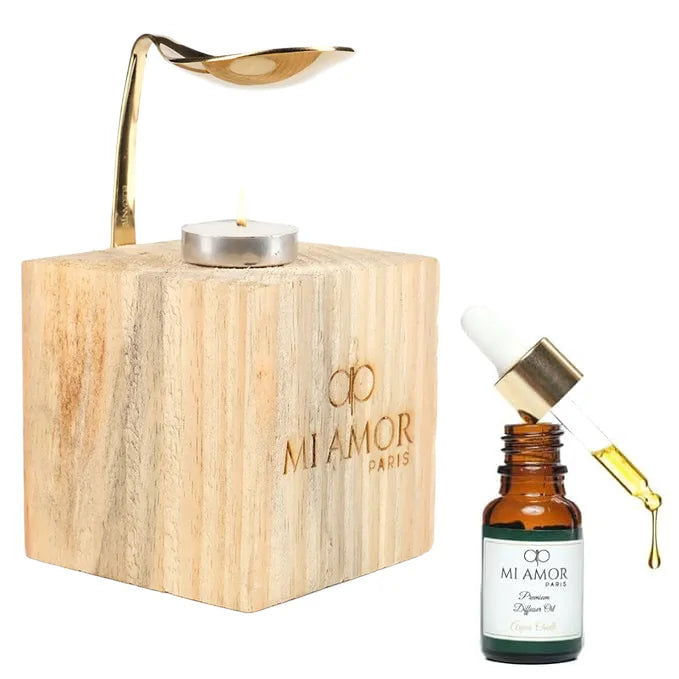 Wooden Diffuser + Fragrance Oil Premium Combo