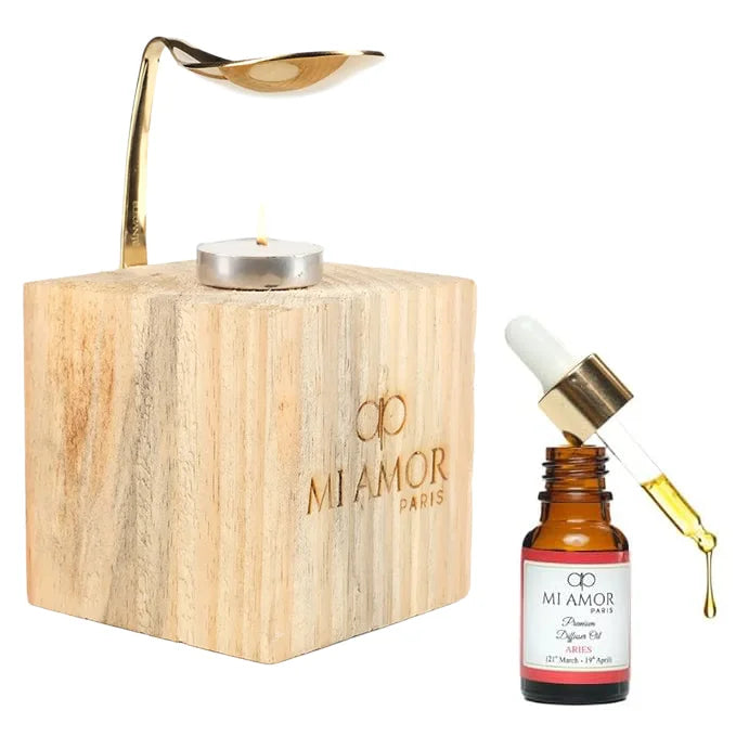 Wooden Diffuser + Fragrance Oil Premium Combo