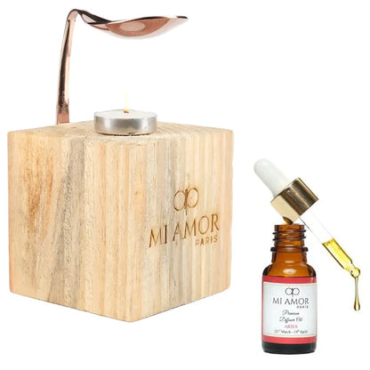 Wooden Diffuser + Fragrance Oil Premium Combo