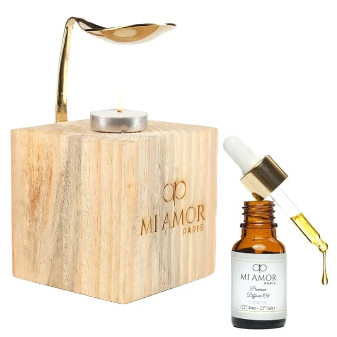 Wooden Diffuser + Fragrance Oil Premium Combo