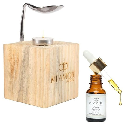 Wooden Diffuser + Fragrance Oil Premium Combo