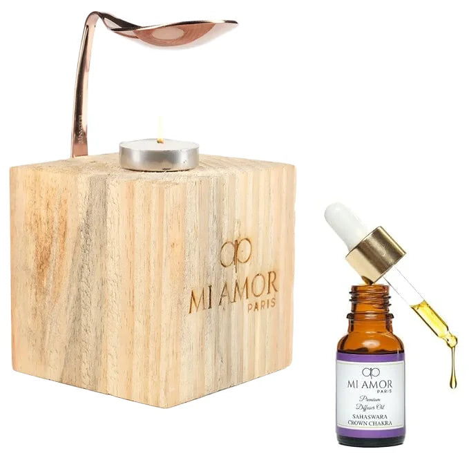 Wooden Diffuser + Fragrance Oil Premium Combo