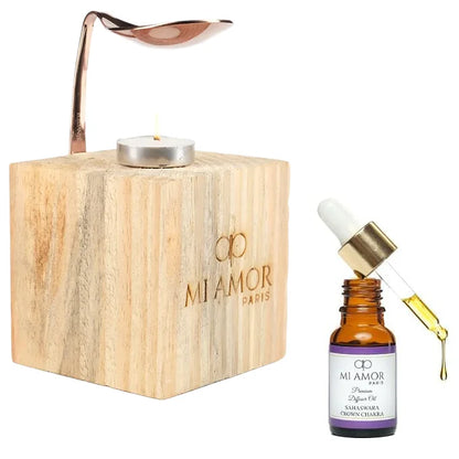 Wooden Diffuser + Fragrance Oil Premium Combo