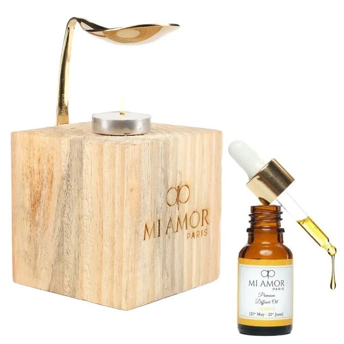 Wooden Diffuser + Fragrance Oil Premium Combo