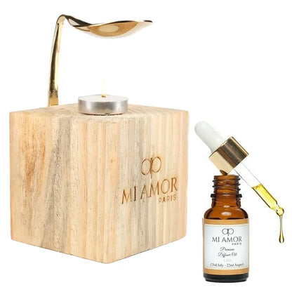Wooden Diffuser + Fragrance Oil Premium Combo