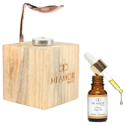 Wooden Diffuser + Fragrance Oil Premium Combo