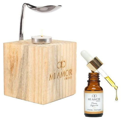 Wooden Diffuser + Fragrance Oil Premium Combo