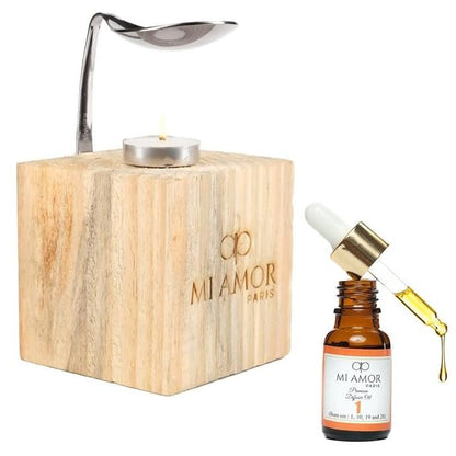 Wooden Diffuser + Fragrance Oil Premium Combo