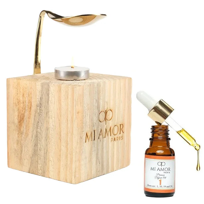 Wooden Diffuser + Fragrance Oil Premium Combo