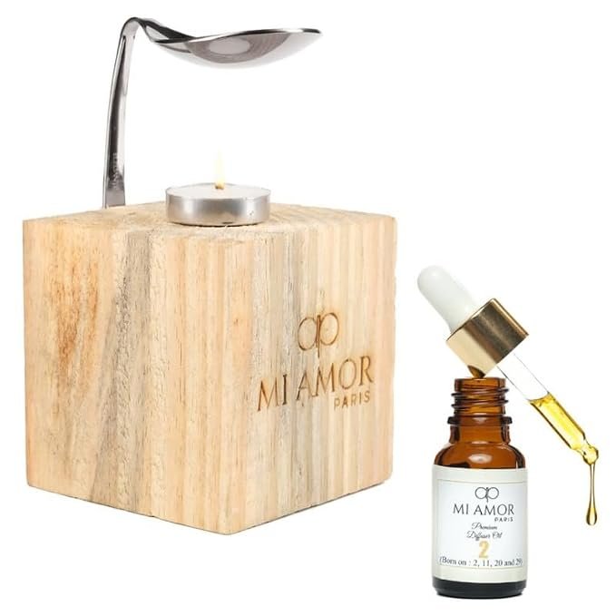 Wooden Diffuser + Fragrance Oil Premium Combo
