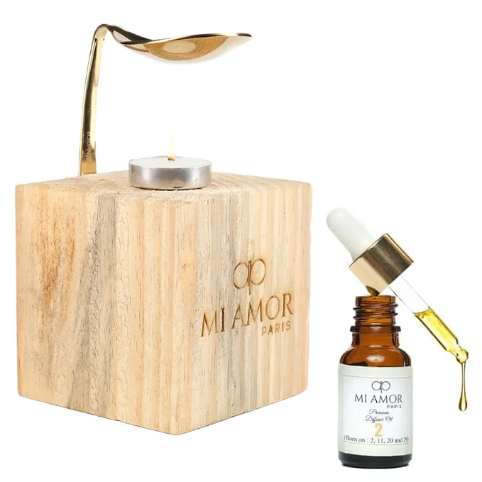 Wooden Diffuser + Fragrance Oil Premium Combo