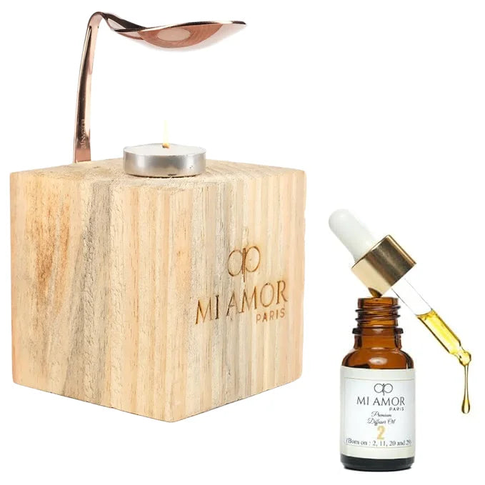 Wooden Diffuser + Fragrance Oil Premium Combo