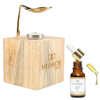Wooden Diffuser + Fragrance Oil Premium Combo