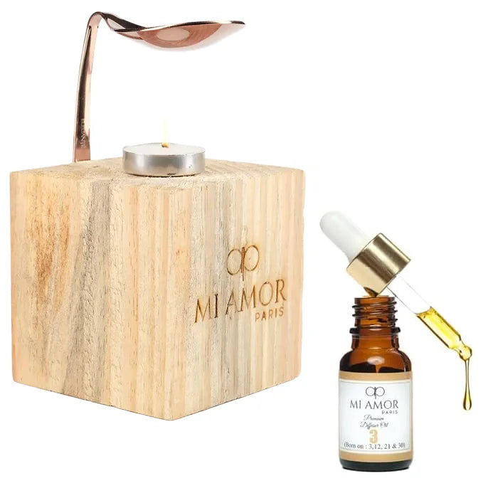 Wooden Diffuser + Fragrance Oil Premium Combo