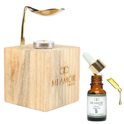 Wooden Diffuser + Fragrance Oil Premium Combo