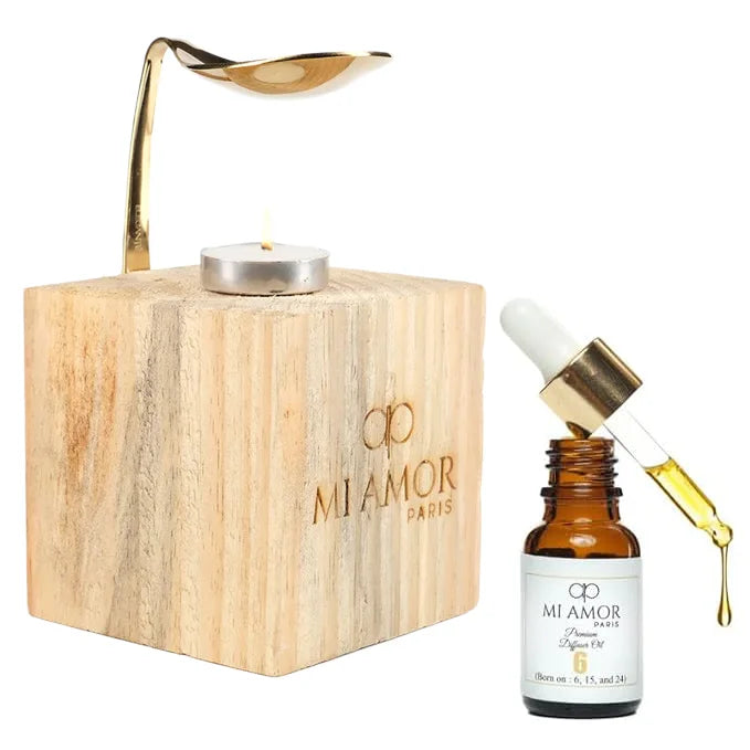Wooden Diffuser + Fragrance Oil Premium Combo