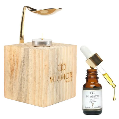 Wooden Diffuser + Fragrance Oil Premium Combo