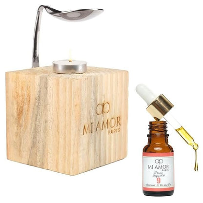 Wooden Diffuser + Fragrance Oil Premium Combo