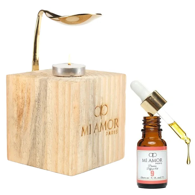 Wooden Diffuser + Fragrance Oil Premium Combo