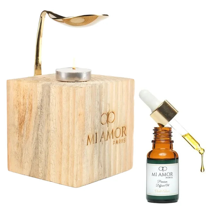 Wooden Diffuser + Fragrance Oil Premium Combo