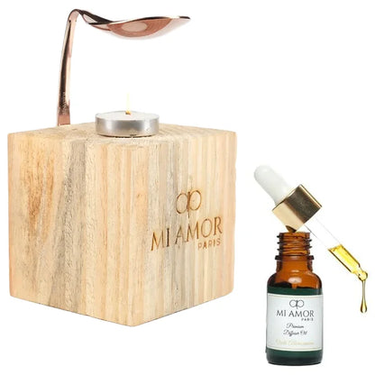 Wooden Diffuser + Fragrance Oil Premium Combo