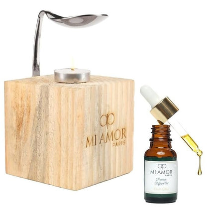 Wooden Diffuser + Fragrance Oil Premium Combo