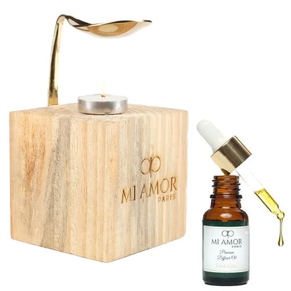 Wooden Diffuser + Fragrance Oil Premium Combo