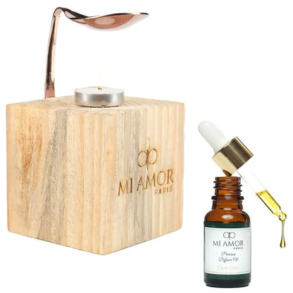 Wooden Diffuser + Fragrance Oil Premium Combo