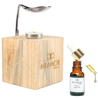 Wooden Diffuser + Fragrance Oil Premium Combo